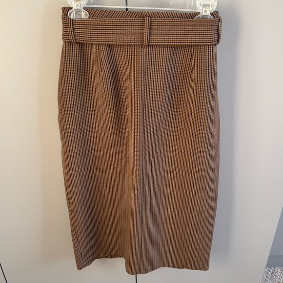 Wilfred Aritzia Jallade Houndstooth Midi Pencil Skirt - Silk lined - Picture 3 of 4
